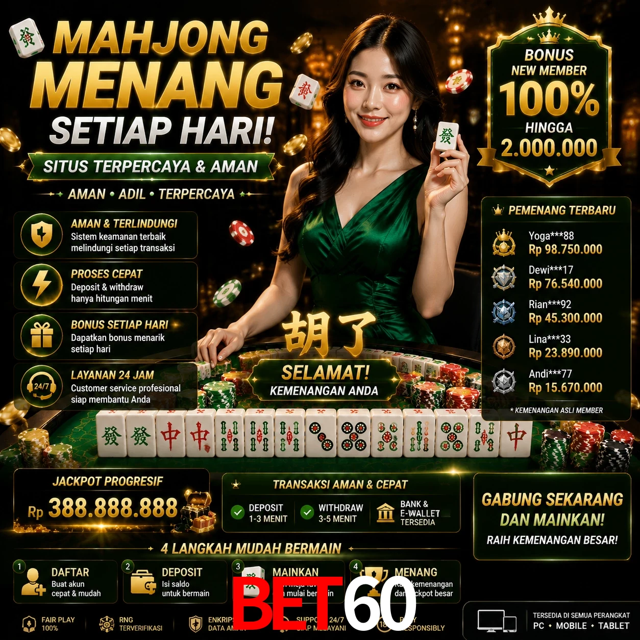 Cassino bet60 - mesas ao vivo e jogos